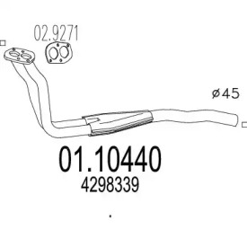 Трубка MTS 01.10440