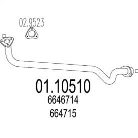 Трубка MTS 01.10510