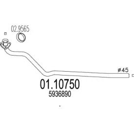 Трубка MTS 01.10750