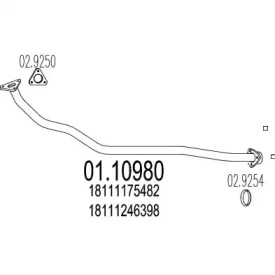 Трубка MTS 01.10980