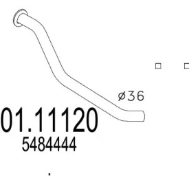 Трубка MTS 01.11120