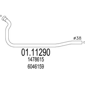 Трубка MTS 01.11290