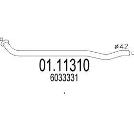 Трубка MTS 01.11310