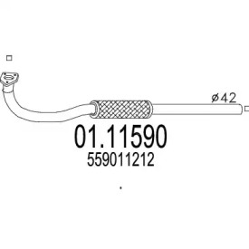 Трубка MTS 01.11590