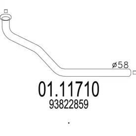 Трубка MTS 01.11710