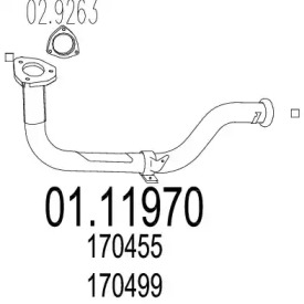 Трубка MTS 01.11970