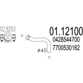 Трубка MTS 01.12100