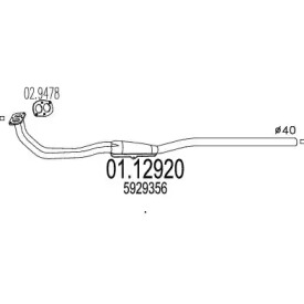 Трубка MTS 01.12920