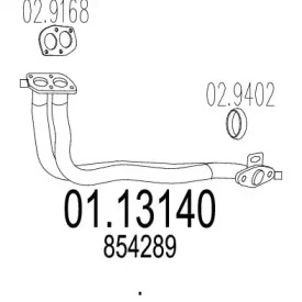 Трубка MTS 01.13140