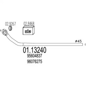 Трубка MTS 01.13240