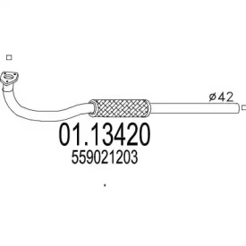 Трубка MTS 01.13420