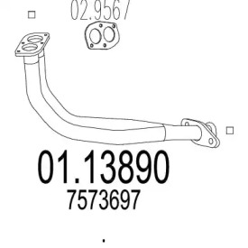 Трубка MTS 01.13890