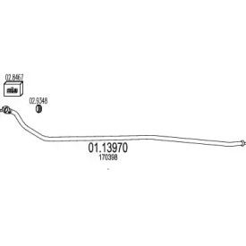 Трубка MTS 01.13970