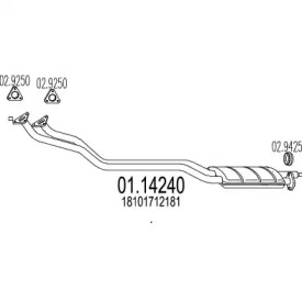 Трубка MTS 01.14240