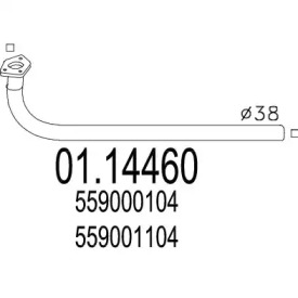 Трубка MTS 01.14460