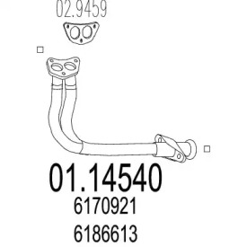 Трубка MTS 01.14540