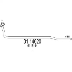 Трубка MTS 01.14620