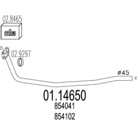 Трубка MTS 01.14650