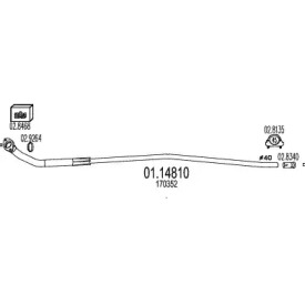 Трубка MTS 01.14810