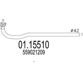 Трубка MTS 01.15510