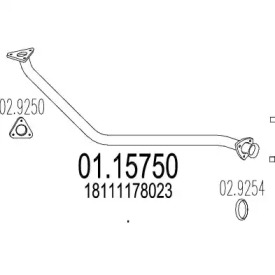 Трубка MTS 01.15750