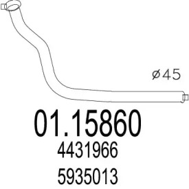 Трубка MTS 01.15860