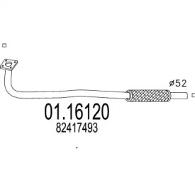 Трубка MTS 01.16120