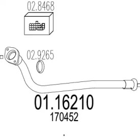 Трубка MTS 01.16210