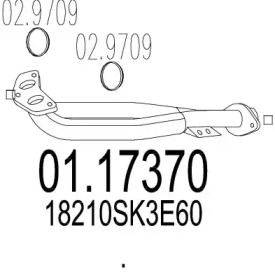 Трубка MTS 01.17370