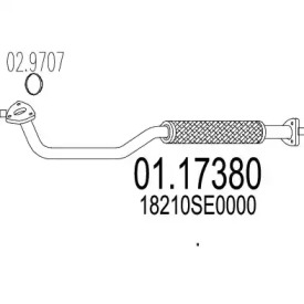 Трубка MTS 01.17380