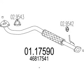 Трубка MTS 01.17590