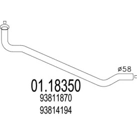 Трубка MTS 01.18350