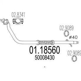 Трубка MTS 01.18560