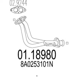 Трубка MTS 01.18980