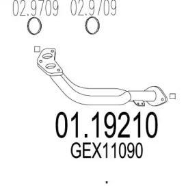 Трубка MTS 01.19210