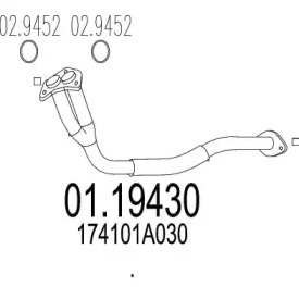 Трубка MTS 01.19430