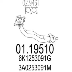 Трубка MTS 01.19510