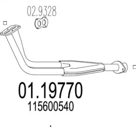 Трубка MTS 01.19770