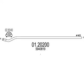 Трубка MTS 01.20200