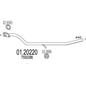 Трубка MTS 01.20220