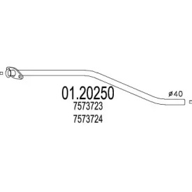 Трубка MTS 01.20250