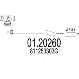 Трубка MTS 01.20260