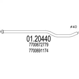 Трубка MTS 01.20440