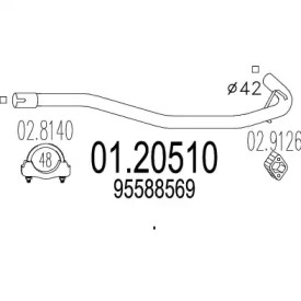Трубка MTS 01.20510