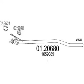 Трубка MTS 01.20680