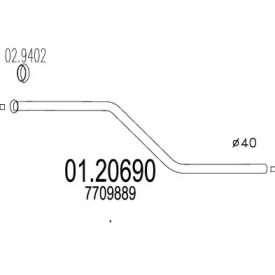 Трубка MTS 01.20690