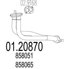 Трубка MTS 01.20870