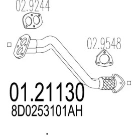 Трубка MTS 01.21130