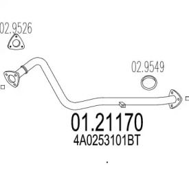 Трубка MTS 01.21170