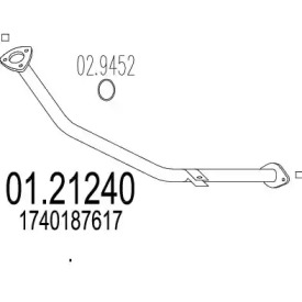 Трубка MTS 01.21240